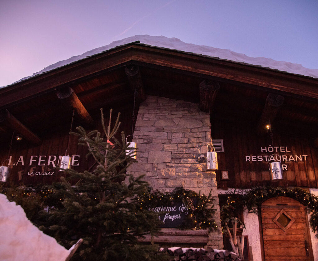 Hôtel restaurant à la Clusaz